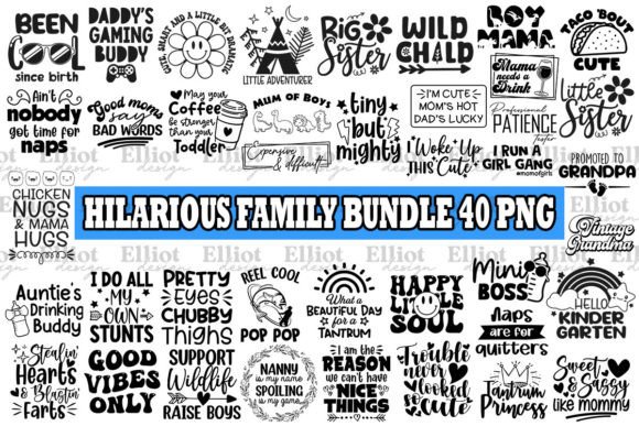Download Hilarious Family Bundle 40 PNG - Family Collection
