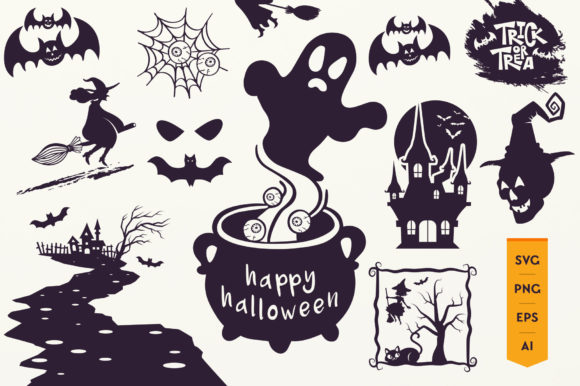 Download 25 Unique Halloween Illustrations - Illustrations Collection