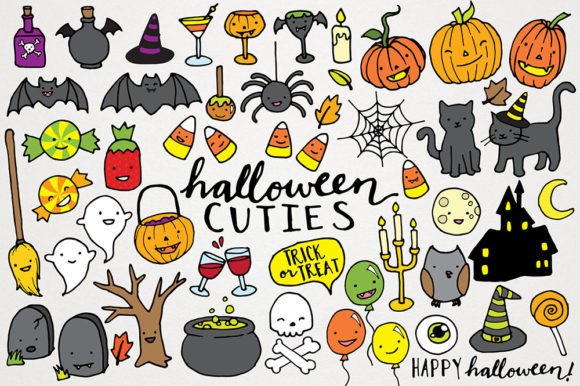 Download Cute Halloween Illustrations - Illustrations Collection